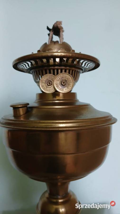 Stara mosiężna lampa naftowa małopolskie