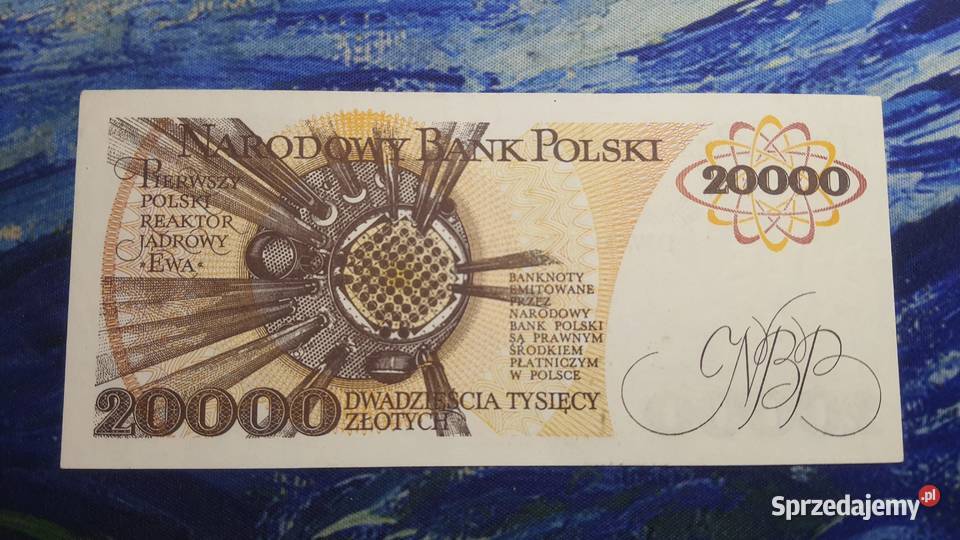 Rarytas 20000 złotych 1989 A UNC Warszawa