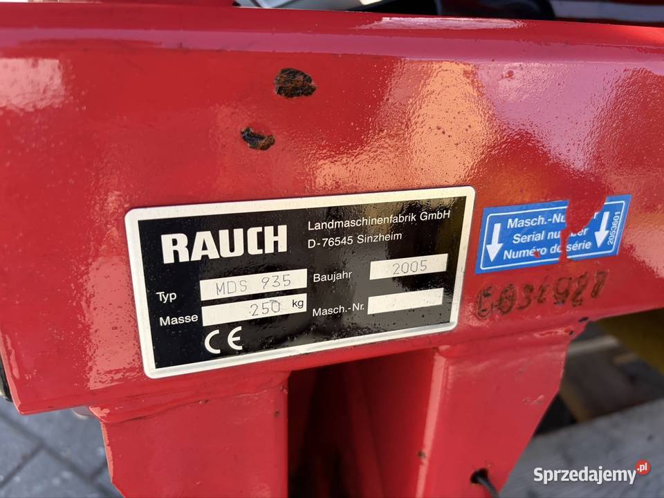 Rozsiewacz nawozów Rauch MDS Kuhn nawozu siewnik Rozsiewacze nawozów Myszyniec