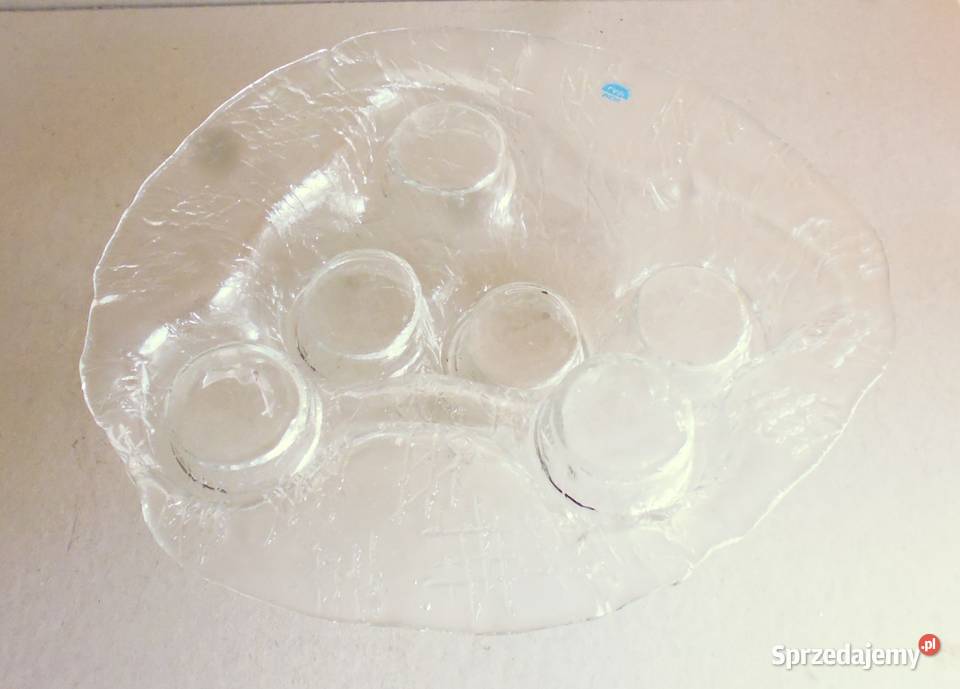 Świecznik Szklany Fiński Meri Lasi Katowice