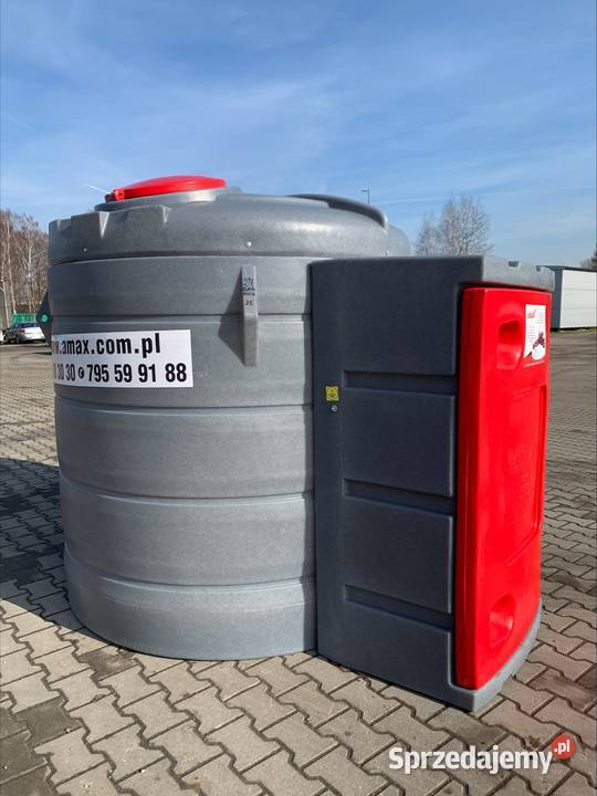 Zbiornik dwupłaszczowy na paliwo 2500 litrów