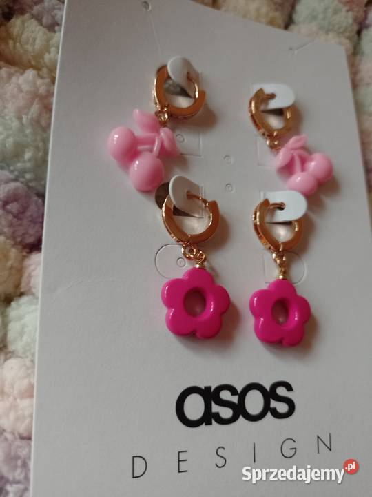 ASOS Dwie pary kolczyków Kolczyki z Londynu NOWE małopolskie Kraków