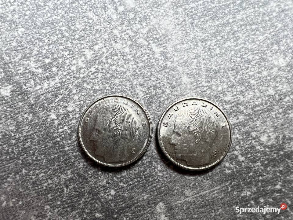 Moneta 1 Frank Belgique Belgia 1991 1989 Jasło sprzedam