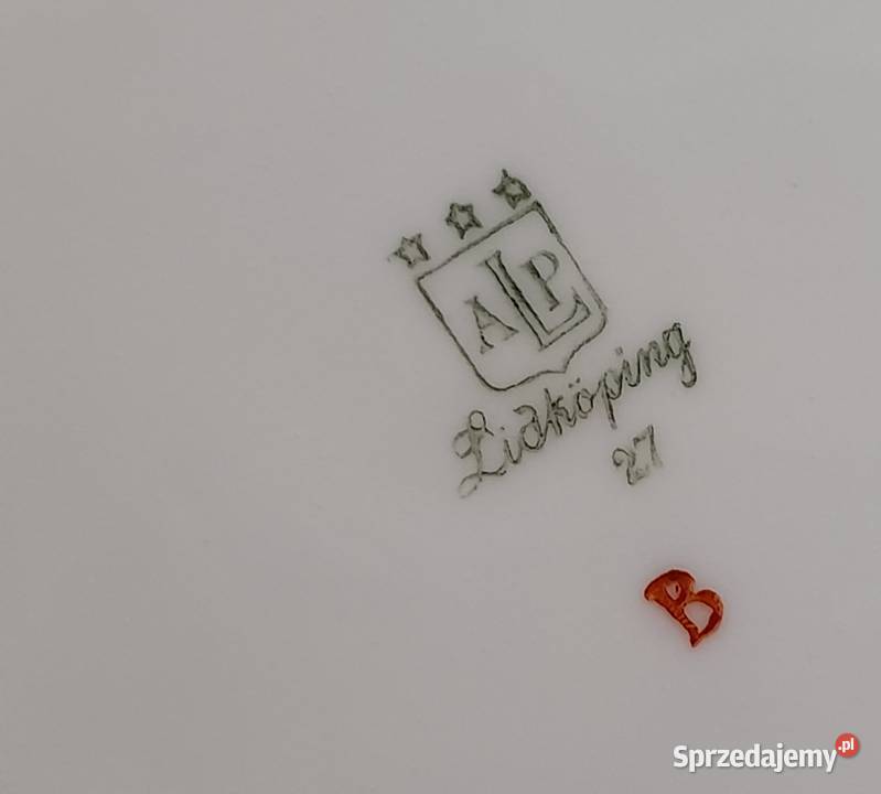 Talerze 2 Fabryka Porcelany Porslinsfabrik