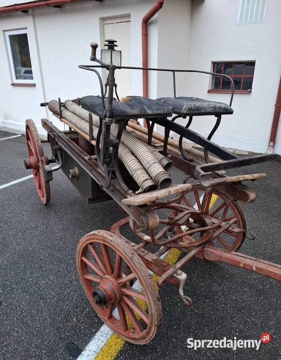 Stary konny wóz strażacki 1889 do remontu