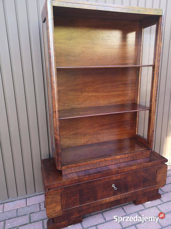 Witryna Serwantka ARTDECO Orzech Zgrabna Stara Swarzędz