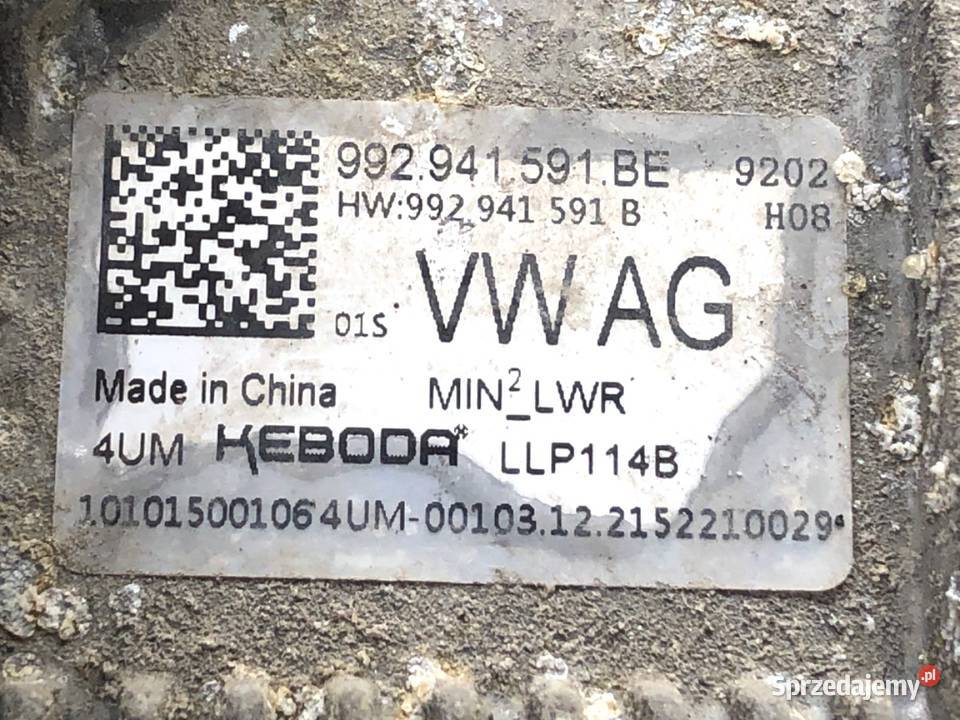 PRZETWORNICA XENON VW GOLF VIII 992941591BE