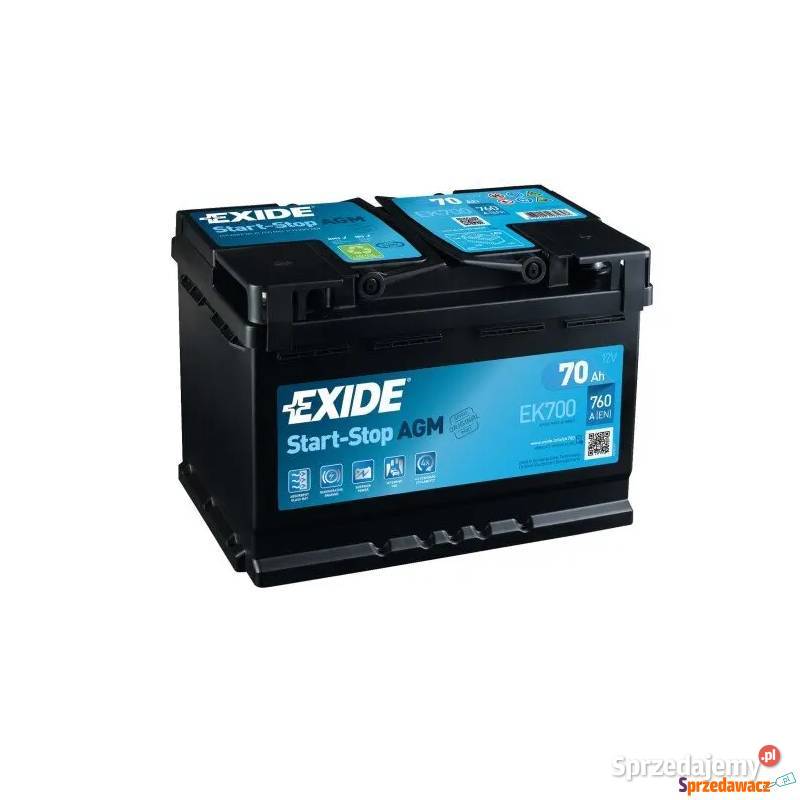 Akumulator 70Ah 760A EXIDE AGM DARMOWY DOWÓZ I Białystok