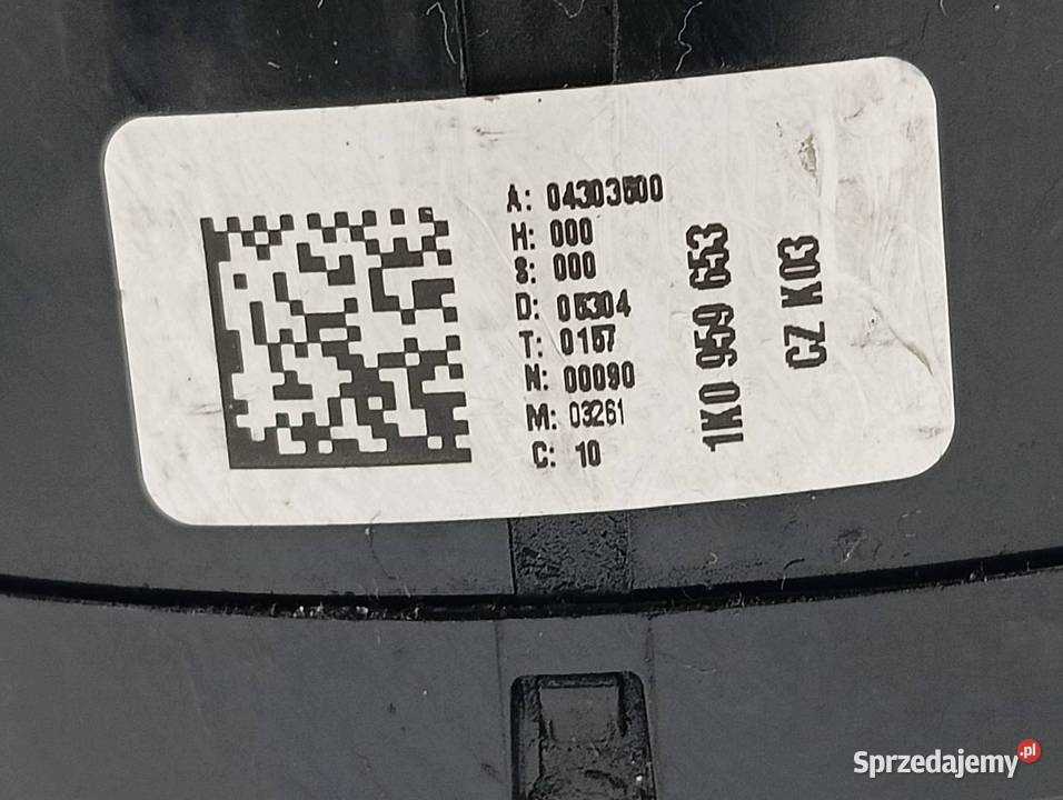 PRZEŁĄCZNIK ZESPOLONY 1K0953503H 1K0959653 Wyposażenie wnętrza