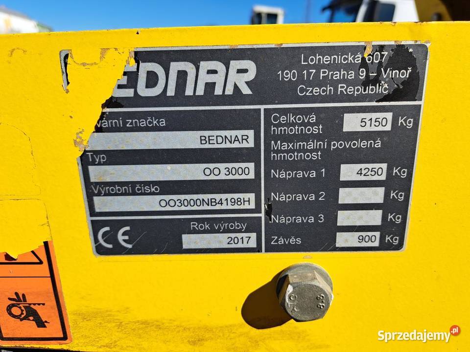 Siewnik BEDNAR OMEGA 3000