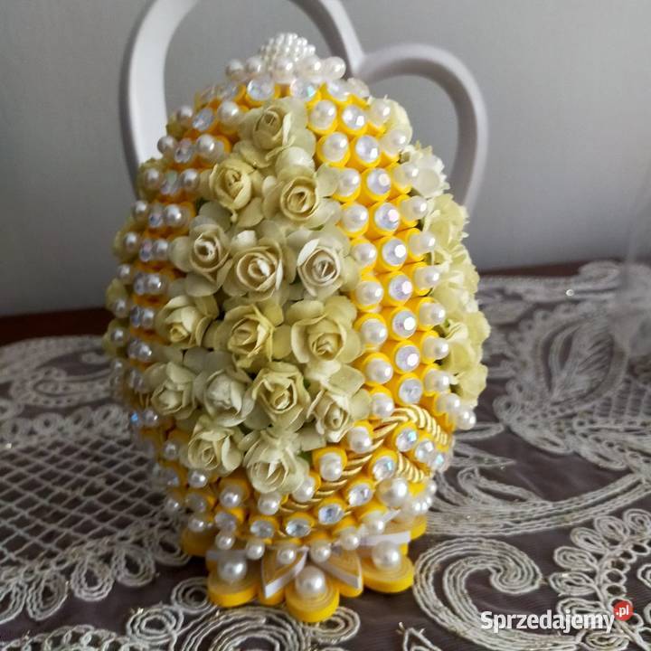 Jajka wielkanocne ręcznie robione quilling Wielkanoc Kraków