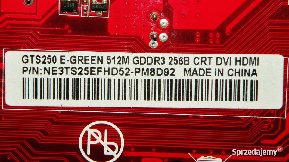 Karta graficzna Palit GeForce GTS250 EGreen 512 Komputery i Akcesoria Bydgoszcz
