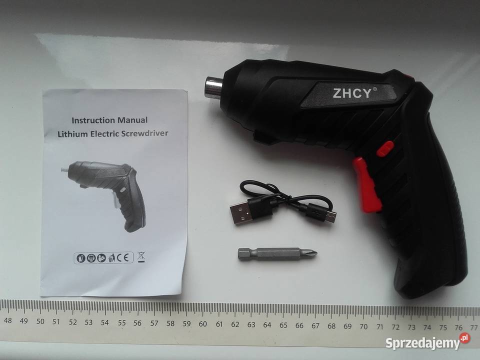 Wkrętak akumulatorowy 42V ZHCY 1500mAh 250RPM Bydgoszcz