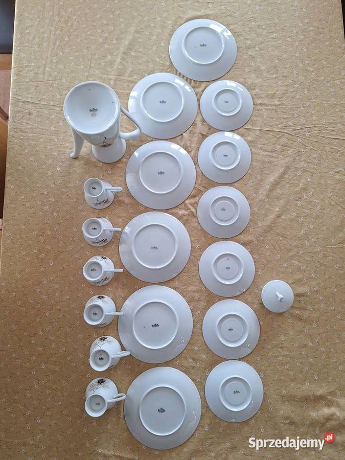 Serwis kawowy Rosenthal Schattenrose porcelana