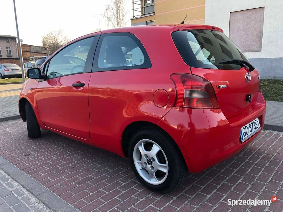 TOYOTA YARIS 10 BENZ ZADBANA 2007 pomorskie Gdańsk sprzedam