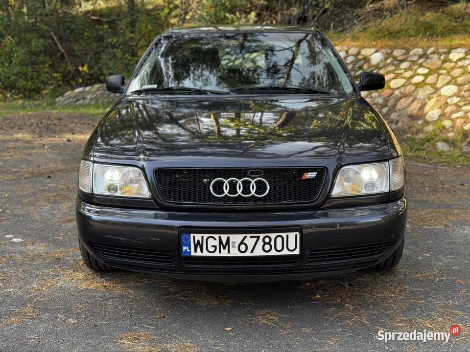 Audi A6 C4 26E V6 LPG Automat 1994r czarny Grodzisk Mazowiecki