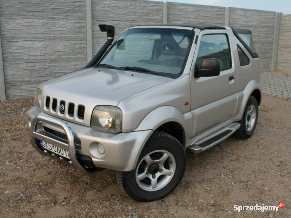 Suzuki Jimny 13 Benzyna 80 4X4 Cabrio NAPĘDY garażowany Zielenin