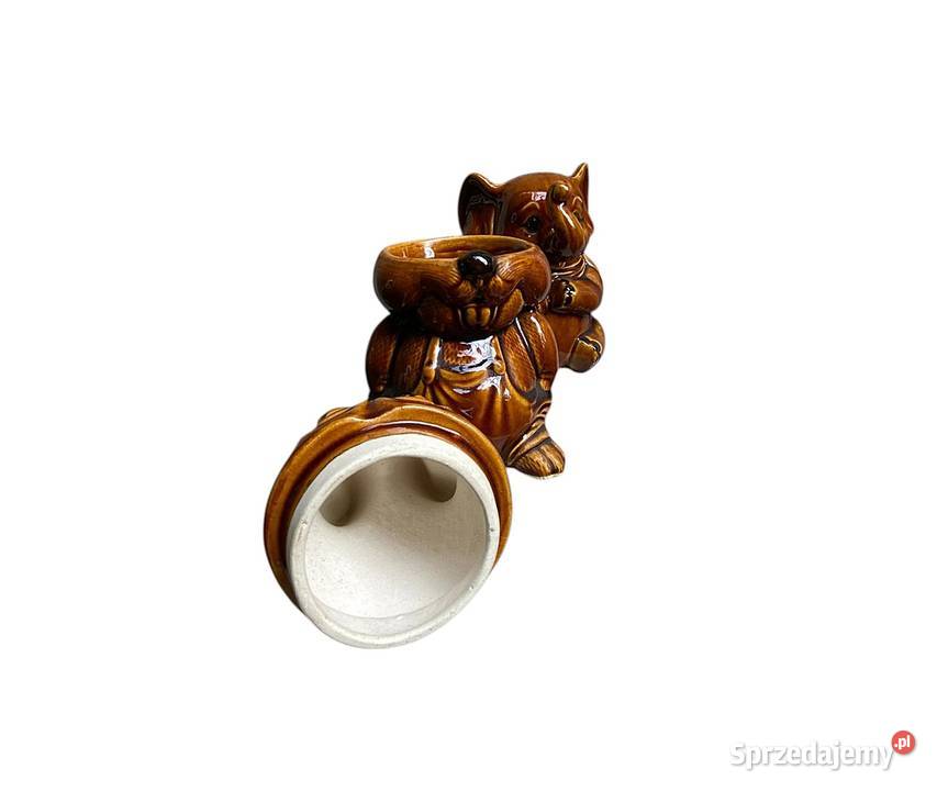 Komplet 3 pojemników ceramicznych PRL retro Figurki i rzeźby Figurki i rzeźby Warszawa