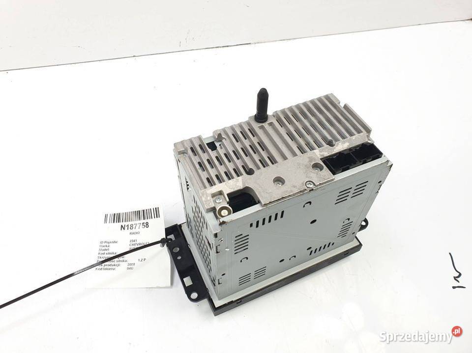 RADIO CHEVROLET AVEO 96647737 osobowe Pozostałe Lipno