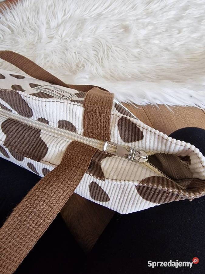 Torba na ramię A4 shopper krówka torebka na dolnośląskie