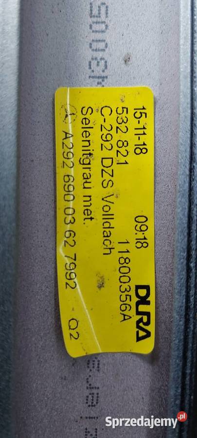 Listwa dachowa dachu MERCEDES GLE A2926900362 Relingi dachowe Szczecin