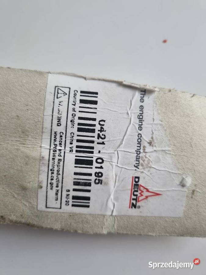 Czujnik ciśnienia oleju DEUTZ 04210195 oryginał Olsztyn