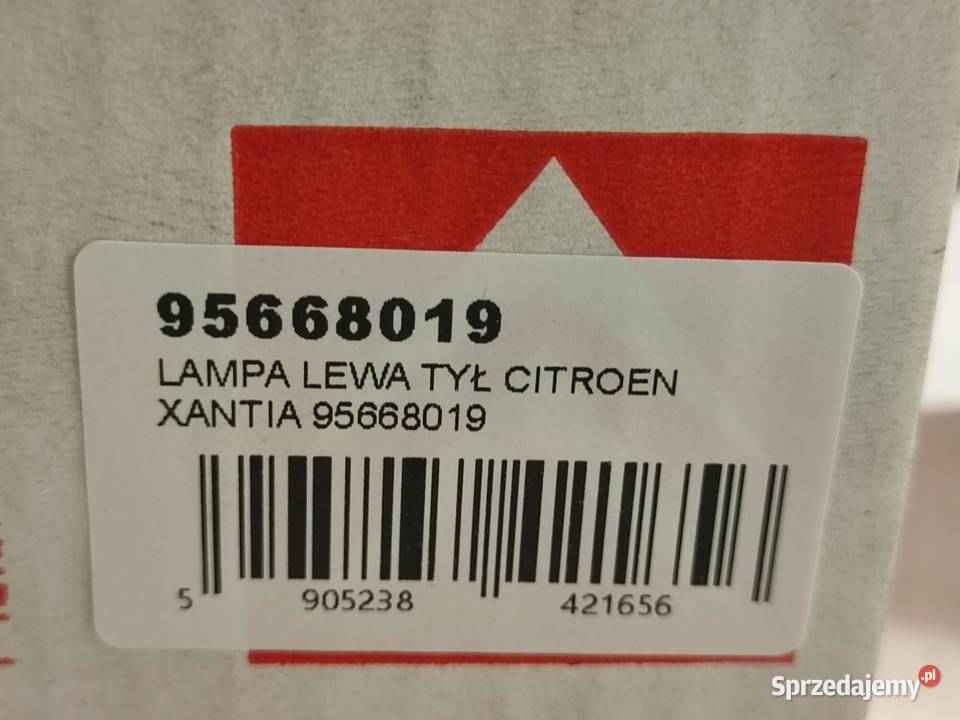 LAMPA LEWY TYŁ CITROEN XANTIA X1 X2 19932003
