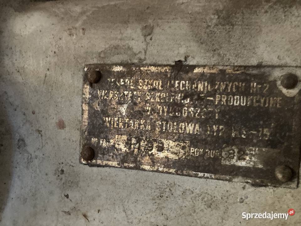 Wiertarka kolumnowa ws 15 Szczecin