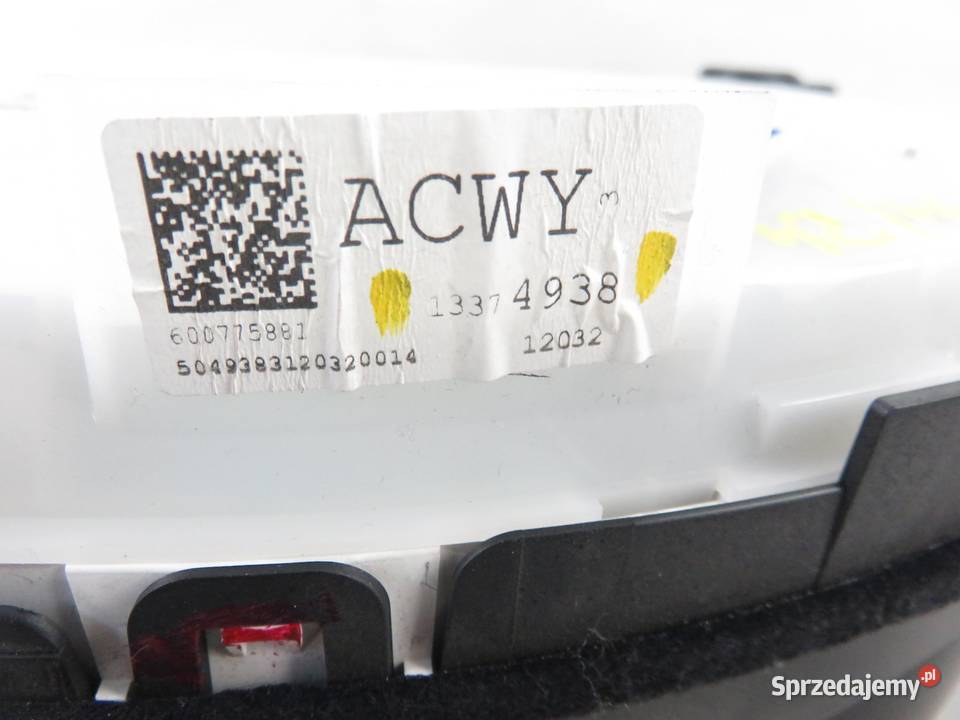 LICZNIK OPEL ZAFIRA TOURER C P12 14 13374938 małopolskie