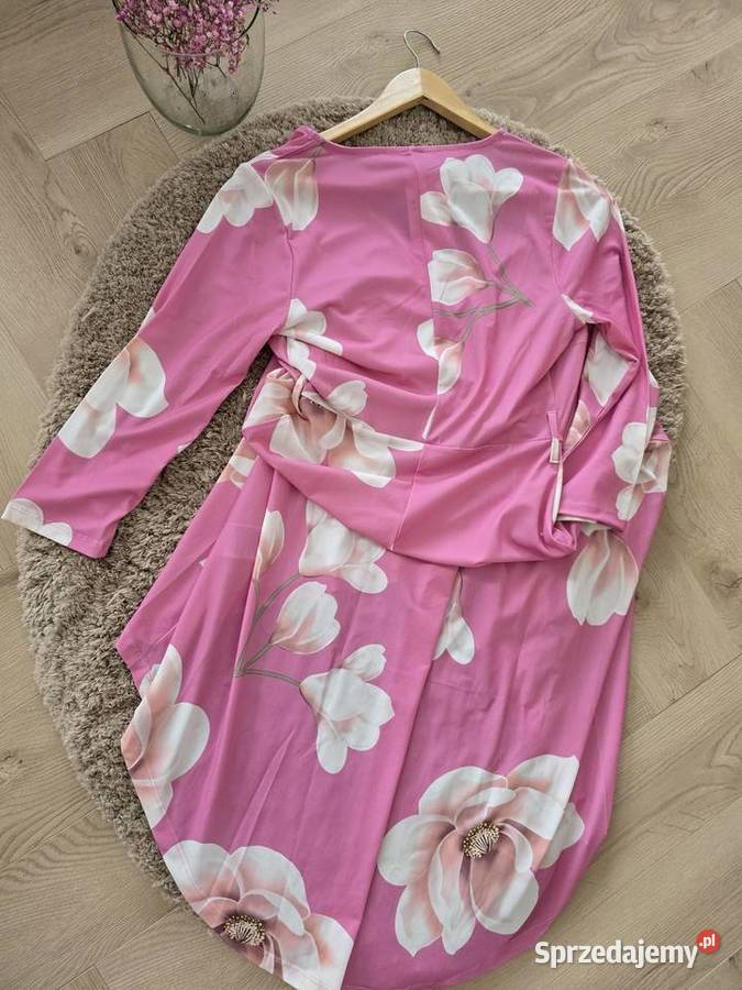 Sukienka asymetryczna Pastelowe Kwiaty Spódnice i sukienki śląskie Rybnik