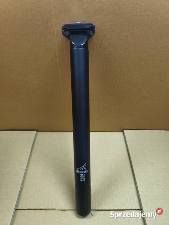 Sztyca 316 mm Rurka pod siodełko Czarna Dębica