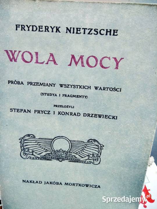 Wola Mocy Stare Dobre Książki Outlet Używane Antykwariat Warszawa Sprzedajemypl 9188