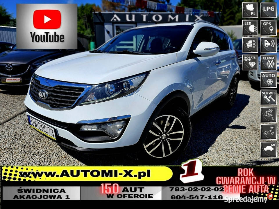 Kia Sportage 16 GDI Z LPG Zadbana Gwarancja 135KM Świdnica