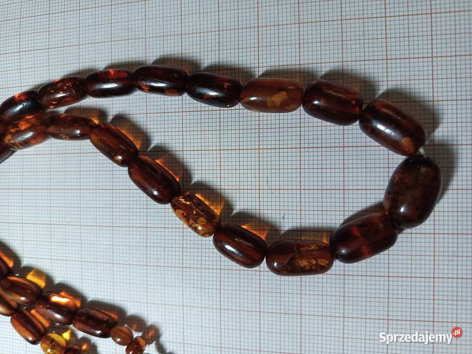 Naszyjnik Bursztyn Vintage Białystok sprzedam