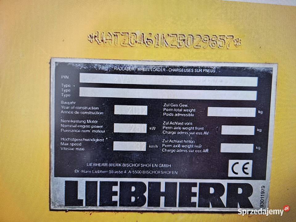 Liebherr L 586 2012 Ładowarka czołowa LIEBHERR Ropczyce sprzedam