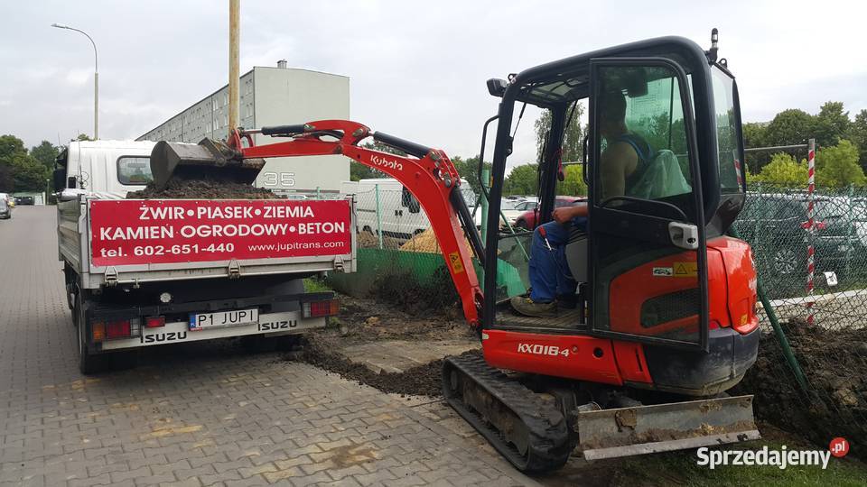 Beton Żwir Piasek Ziemia Kamień Grys Gruz Poznań