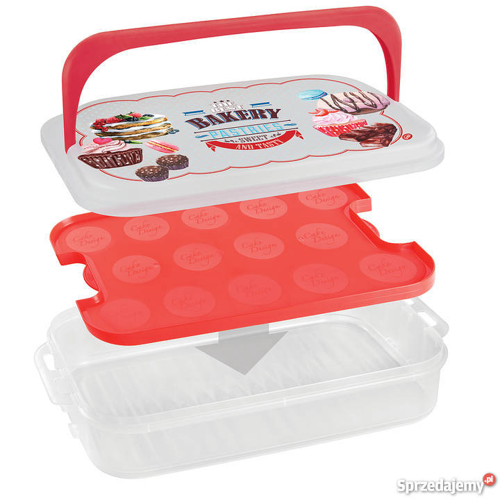 Pojemnik na ciasto i muffinki plastikowy SNIPS wielkopolskie Poznań