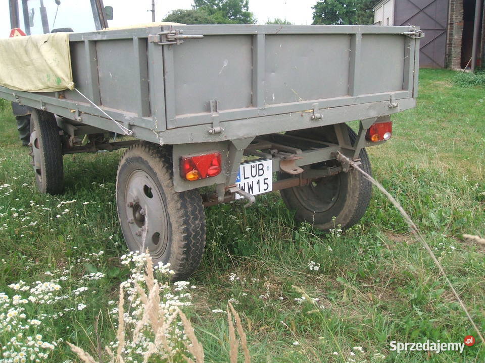 Przyczepa rolnicza nie wywrotka Autosan D3 ład nieuszkodzony lubelskie Garbów