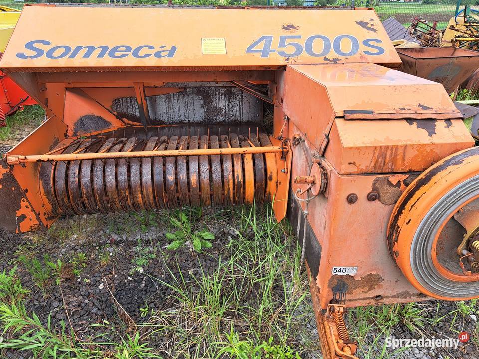 Prasa kostkująca do słomy siana Someca 4500S