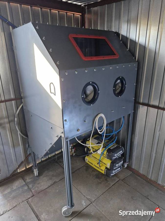 Kabina do piaskowania piaskarka kabinowa Ozorków