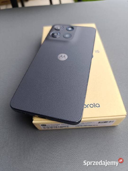 NOwy Smartfon Motorola Moto G15 Gravity Gray Motorola Wrocław