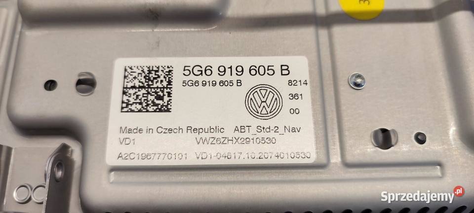VW TIGUAN II EKRAN WYŚWIETLACZ NAWIGACJI Liczniki i zegary