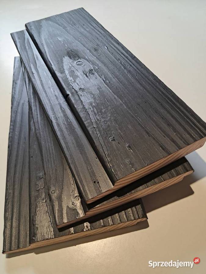 Deska szczotkowana malowana modrzewiowa na Biskupice