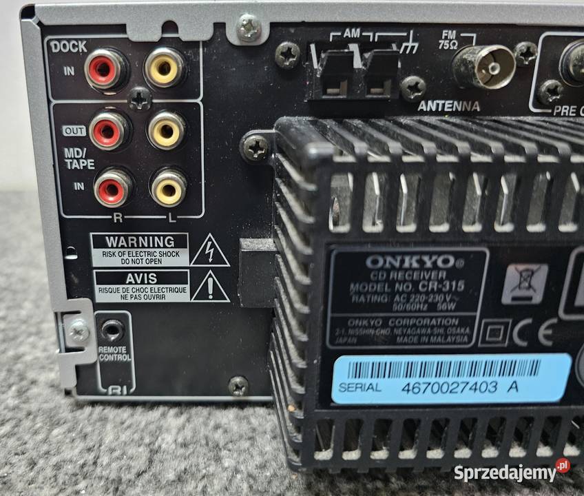 Amplituner stereo Onkyo CR315 wysyłka Audio Kraków