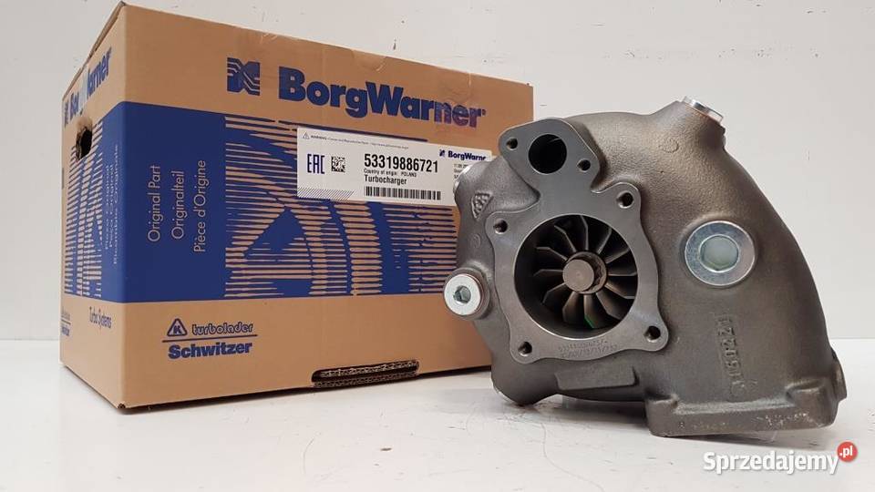 Nowa turbosprężarka BorgWarner KKK 53319886721 Siedlce