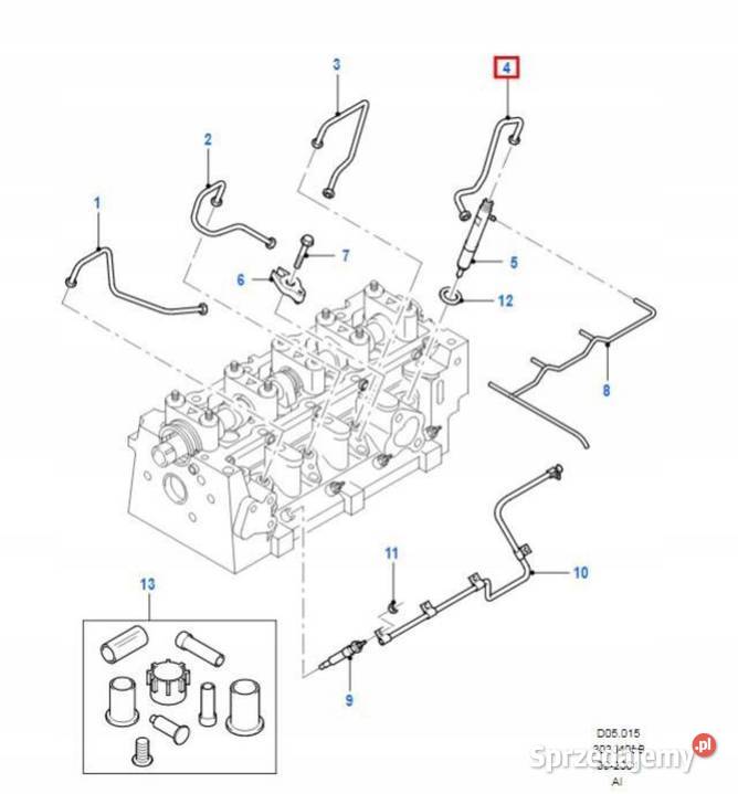 PRZEWÓD RURKA PALIWA FORD FIESTA 9502 18
