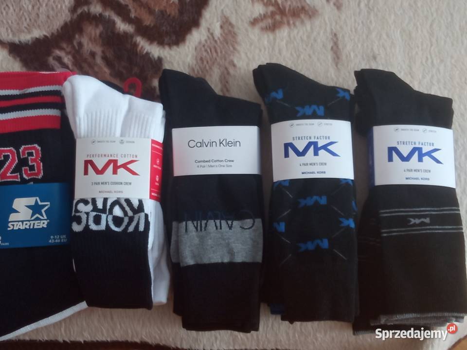 MICHAEL KORS skarpetki męskie CZARNE 4 pak 50 Kraków sprzedam