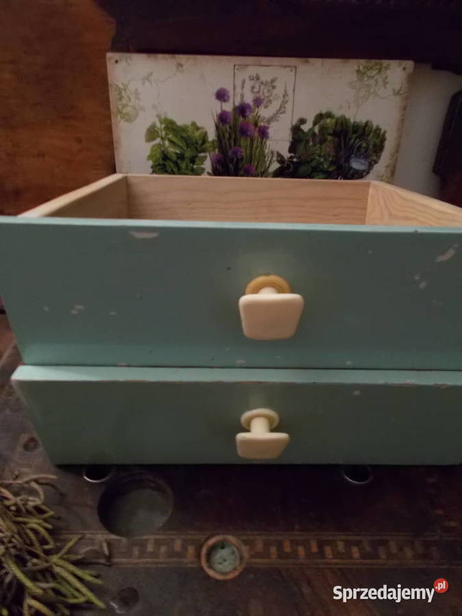 Szuflada ze Starego Kredensu PRL Komplet2 sprzedam