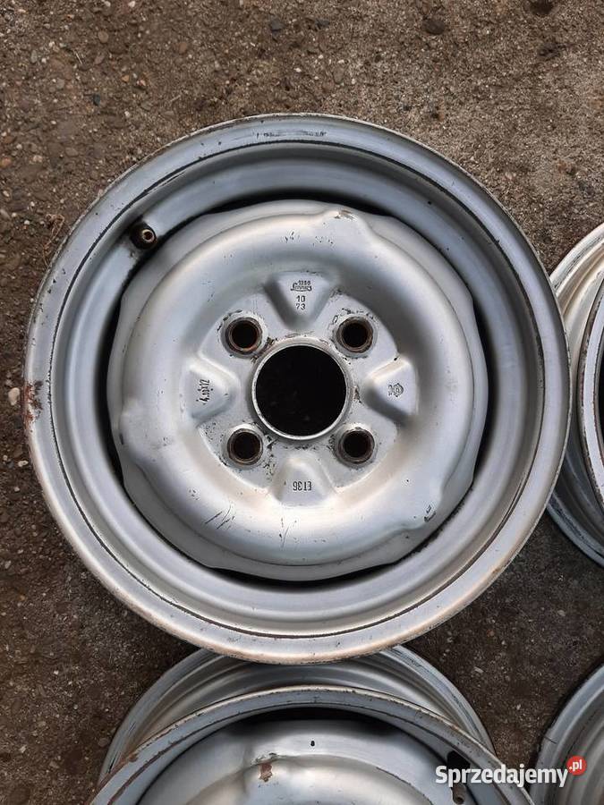 Felgi stalowe Opel Kadett B 4x12 zabytkowe
