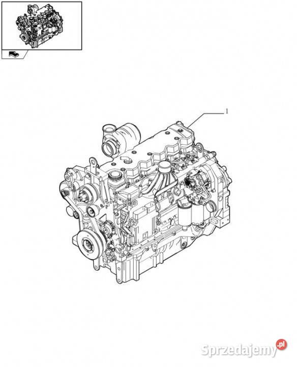 Holland T6090 Silnik long block nef tier 3 6 Jastrzębniki
